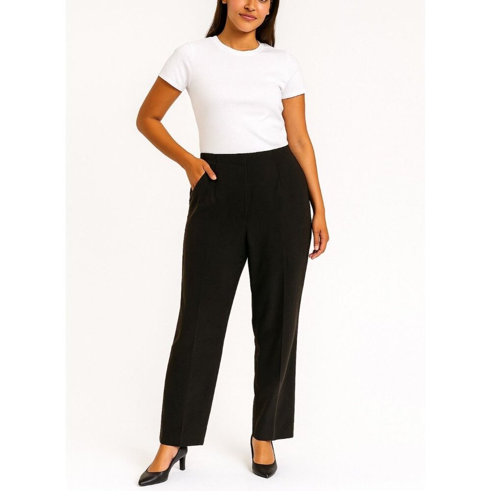 Piazza Sempione Womens Black Trousers
